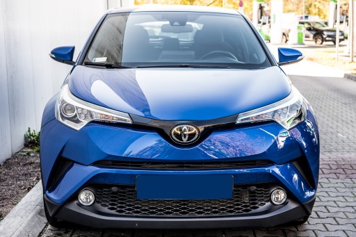 TOYOTA C-HR AX10 2016+ ГАЛОГЕННЫЕ НАКЛАДКИ ПЕРЕДНИЕ ХРОМ