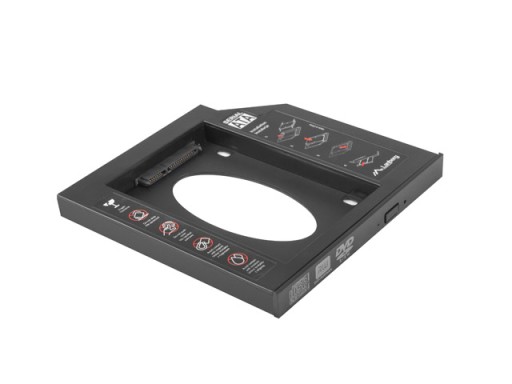 ADAPTER HDD SSD RAMKA 5.25-2.5 SLIM 12.7MM LANBERG