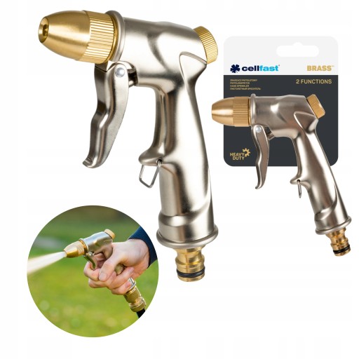 Zraszacz pistoletowy CELLFAST BRASS 52-900 mosiądz