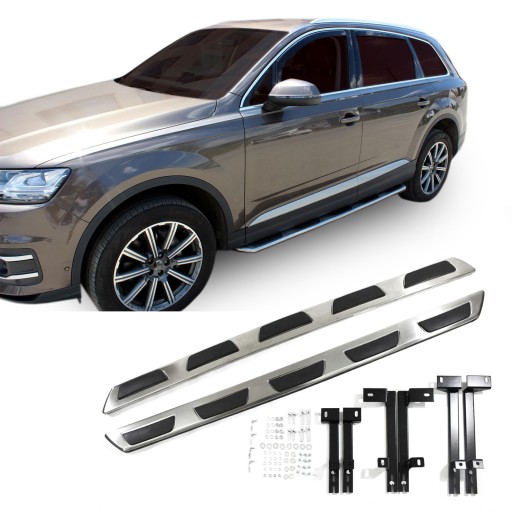 Подножки Audi Q7 2015 года.