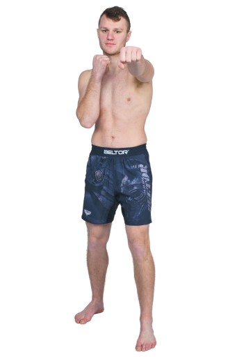 ШОРТЫ BELTOR СПОРТИВНЫЕ ТРЕНИРОВОЧНЫЕ GLADIATOR MMA KICKBOXING LIGHT, размер XL