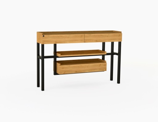 KONSOLA 160 cm DREWNO LITE DĄB OLCHA SKD-301