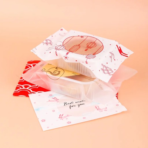 LBSISI Life 100 шт./лот 9x11,5 см 50 г пакеты с горячей запечаткой Mooncake ручной работы