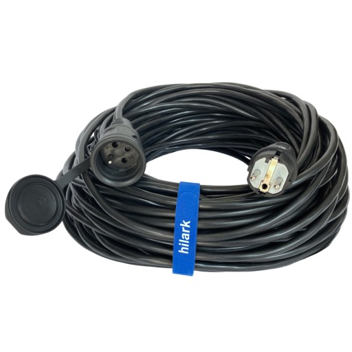 Przedłużacz polwinitowy H05VV-F 3x1,5 OWY PVC 3m