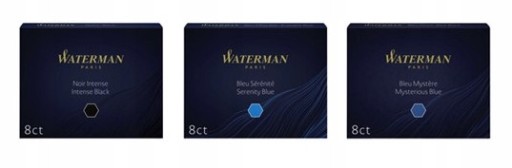 WATERMAN Naboje do Piór Naboje Granatowe ORYGINAŁ