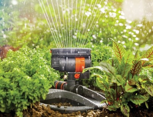 Gardena AquaZoom compact GA18708 маятниковый дождеватель площадь орошения 9 216 м² пластик