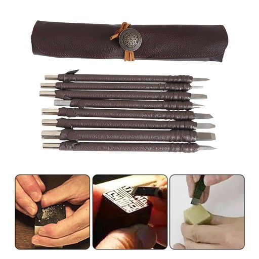 8x carving tools in