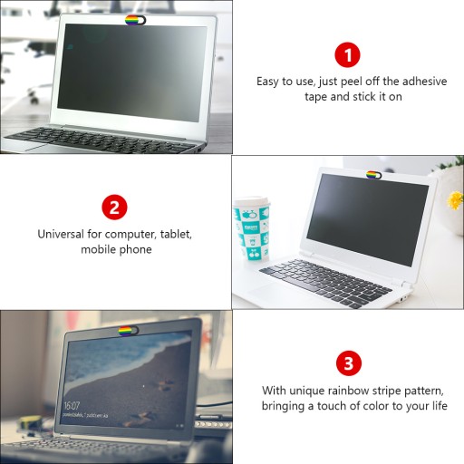 PRZESUWANA OSŁONA KAMERY INTERNETOWEJ NA LAPTOP KOMPUTEROWA OSŁONA KAMERY