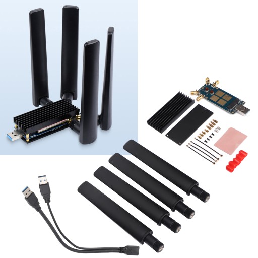 Adapter ngff m.2 na USB z gniazdem karty SIM 4 antena obsługuje ciepło 3g 4g 5g
