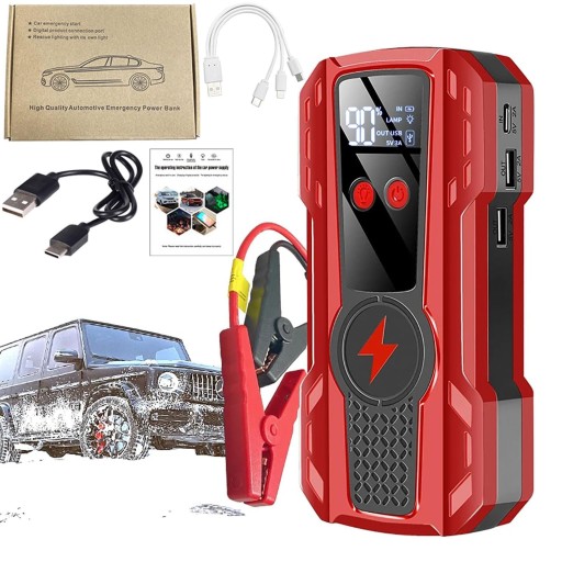 Strong Jump Starter Booster Powerbank 20000 мАч LED 12 В премиум-класса