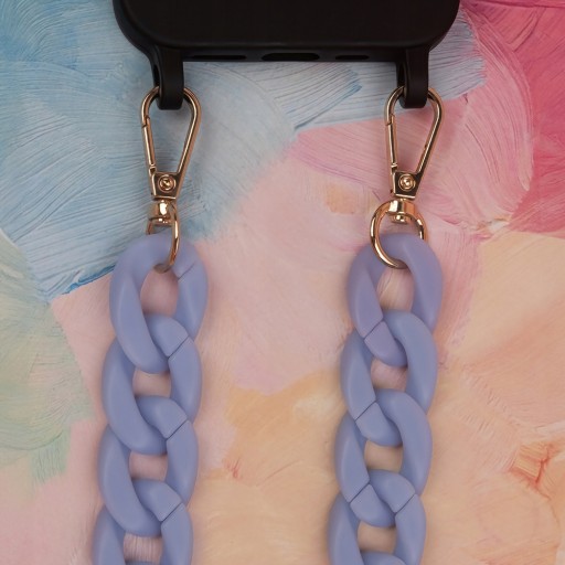 UNIWERSALNA SMYCZ ŁAŃCUCH NA TELEFON DO ETUI CROSSBODY NIEBIESKI 1.2M