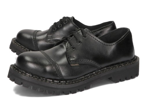 KULTOWE NISKIE GLANY STEELNOSE 066 CZARNY 44