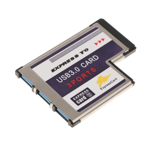 54-мм 3-портовая карта USB3.0 Express Card