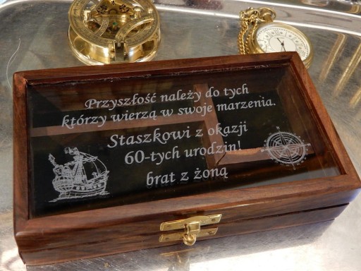 КОРАБЛЬ КОМПАС В КОРОБКЕ ПОДАРОК ​​СПАСИБО М
