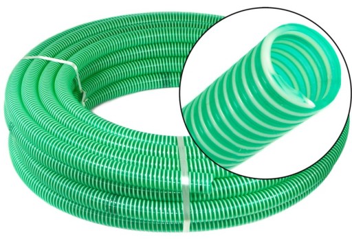 WĄŻ SPIRALNY ZBROJONY Z PVC do wody pitnej GAMRAT HYDRO średnica 125mm