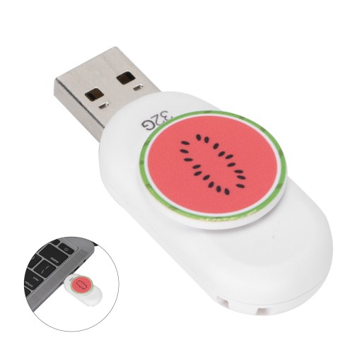 USB-накопитель инновационной формы арбуза, портативный, прочный, влагостойкий