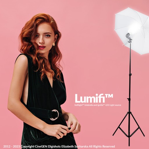 Фотолампа со штативом LED SET + зонтик