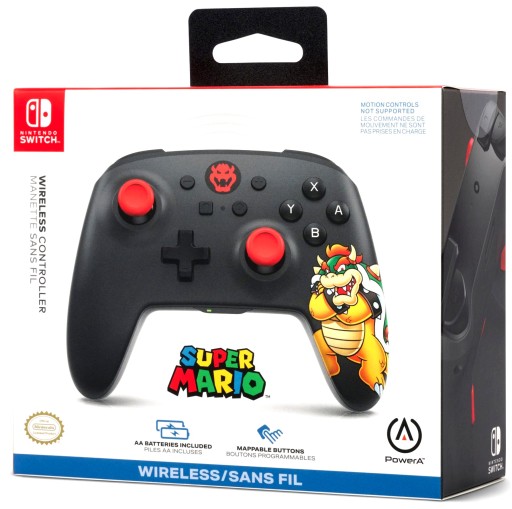 PowerA SWITCH Wireless Pad King Bowser - Супер Марио