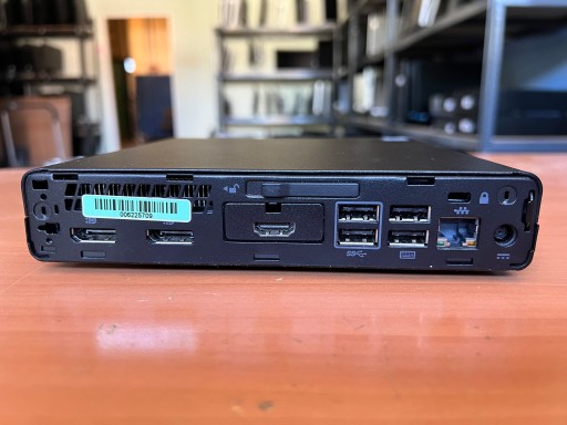 ДЕШЕВЫЙ МАЛЕНЬКИЙ КОМПЬЮТЕРНЫЙ КЛИЕНТСКИЙ ТЕРМИНАЛ HDMI HP 600 G3 i3-6100t 8G 128SSD W10