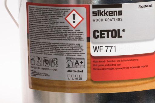 SIKKENS CETOL WF 771 5л ЛАК ПРОПИТКА ДЛЯ ДЕРЕВА 73 ЦВЕТА
