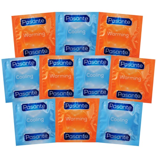 Pasante COOLING WARMING охлаждающие и согревающие презервативы, 100 шт.