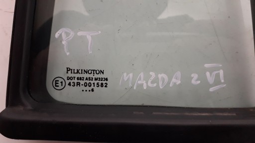 MAZDA 2 II 02-07 ОКНО ДВЕРИ СПРАВА СПРАВА