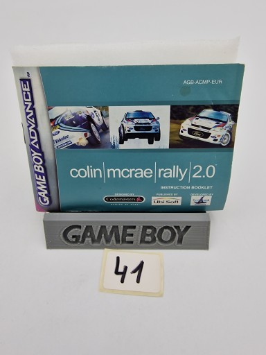 GAME BOY ADVANCE COLIN MCRAE RALLY 2.0 ОРИГИНАЛ