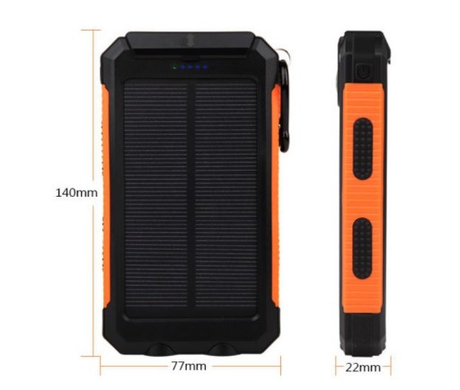 POWERBANK 20000 мАч СОЛНЕЧНЫЙ УНИВЕРСАЛЬНЫЙ ФОНАРЬ