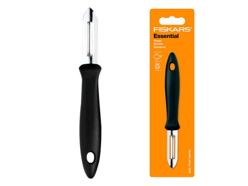 FISKARS ОВОЩЕОЧИСТКА ДЛЯ КАРТОФЕЛЯ ВЕРТИКАЛЬНАЯ ЧИСЛЕТКА УДОБНАЯ 6 СМ