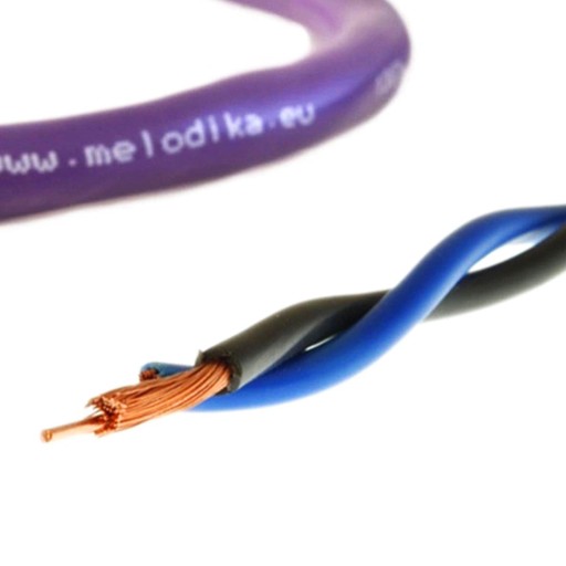 MELODIKA MDSC4025 PURPLE RAIN АНКЕТНЫЕ КАБЕЛИ OFC 4N 2x4 мм2 2,5 м ПАРА