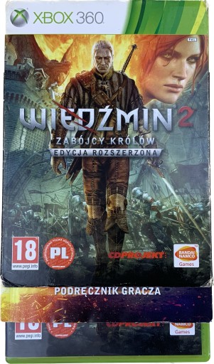 THE WITCHER 2 ASSASSIN OF KINGS идеальные диски - комплект PL XBOX 360