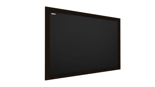 Tablica kredowa 70x50cm CZARNA drewniana rama