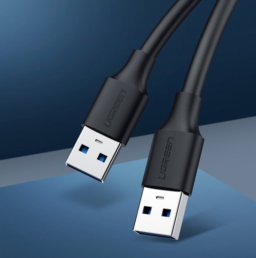 Кабель USB 3.0 A-A UGREEN US128 1 м (черный)