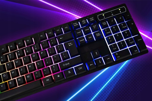 КОМПЛЕКТ ИГРОВАЯ КЛАВИАТУРА + МЫШЬ С ПОДСВЕТКОЙ