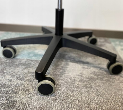 Массивный офисный стул ЧЕРНЫЙ CHAIR BASE, прочный, БОЛЬШОГО диаметра. 70 см
