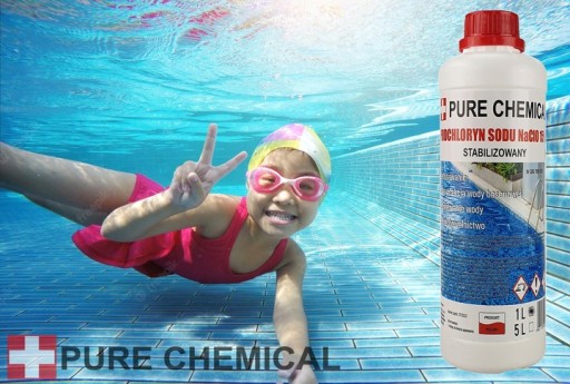 PODCHLORYN SODU 15% CHLOR W PŁYNIE DO BASENU 3L 3x1L