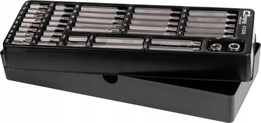 C1235 ВСТАВКА - НАБОР БИТ IMBUS,TORX И ШПЛАЙН, 40 ЭЛЕМЕНТОВ. + ПОДНОС C1101