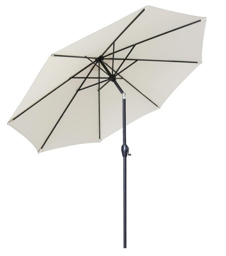 PARASOL PRZECIWSŁONECZNY OGRODOWY 300CM ŚREDNICY KREMOWY SEKEY