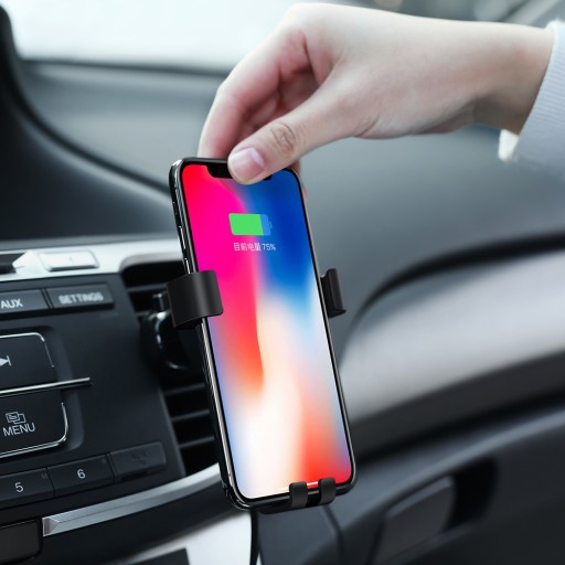 UCHWYT NA TELEFON ŁADOWARKA INDUKCYJNA 10W QC3.0