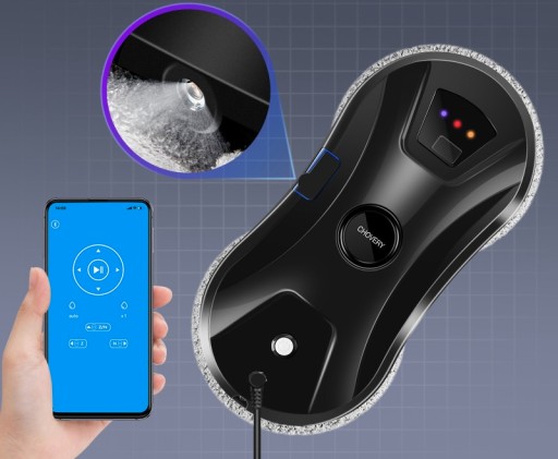 INTELIGENTY ROBOT DO MYCIA SZYB OKNA LUSTRA PODŁÓG