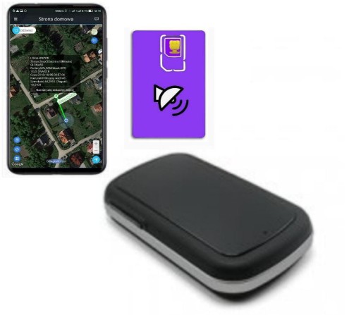 Lokalizator GPS AZ5000 z alarmem +SIM+konfiguracja