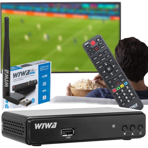 ДЕКОДЕР НАЗЕМНОГО ТВ-ТЮНЕРА HEVC HD DVB-T2 HDMI + WIFI АНТЕННА ДИСТАНЦИОННЫЙ КОМПЛЕКТ