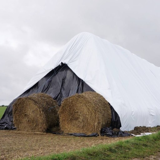 ПЛЕНКА ДЛЯ СИЛОСА ПРИЗМА белая и черная 8х33 м ТОЛЩИНОЙ 120 микрон Agricon
