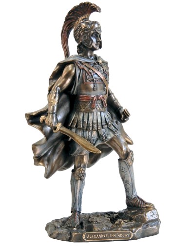 ALEKSANDER MACEDOŃSKI FIGURKA NA MARMUR GRAWER v