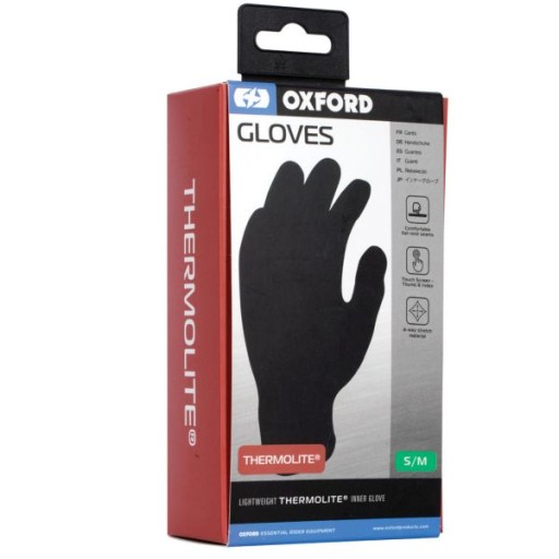 Перчатки OXFORD GLOVES THERMOLITE черные XL