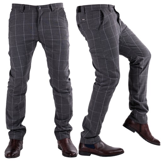 Элегантные брюки CHINOS в клетку SANCHEZ, 33 год.