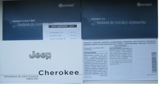Jeep Cherokee KL 2013-2019 instrukcja obsługi PL