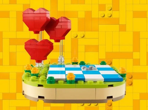 LEGO 40462 МЕДВЕДЬ ПОДАРОК ​​НА ДЕНЬ ВАЛЕНТИНА РОЗЫ ЦВЕТЫ НОВИНКА