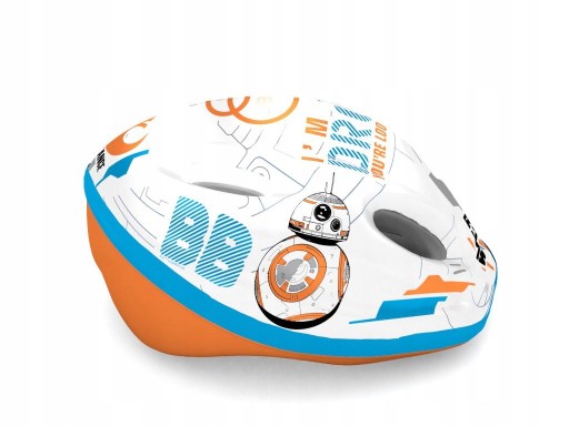 Регулируемый детский велосипедный шлем 52-56 см Disney - STAR WARS BB8