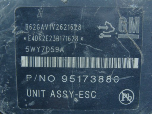 АБС ESC CHEVROLET AVEO T300 95173880 !